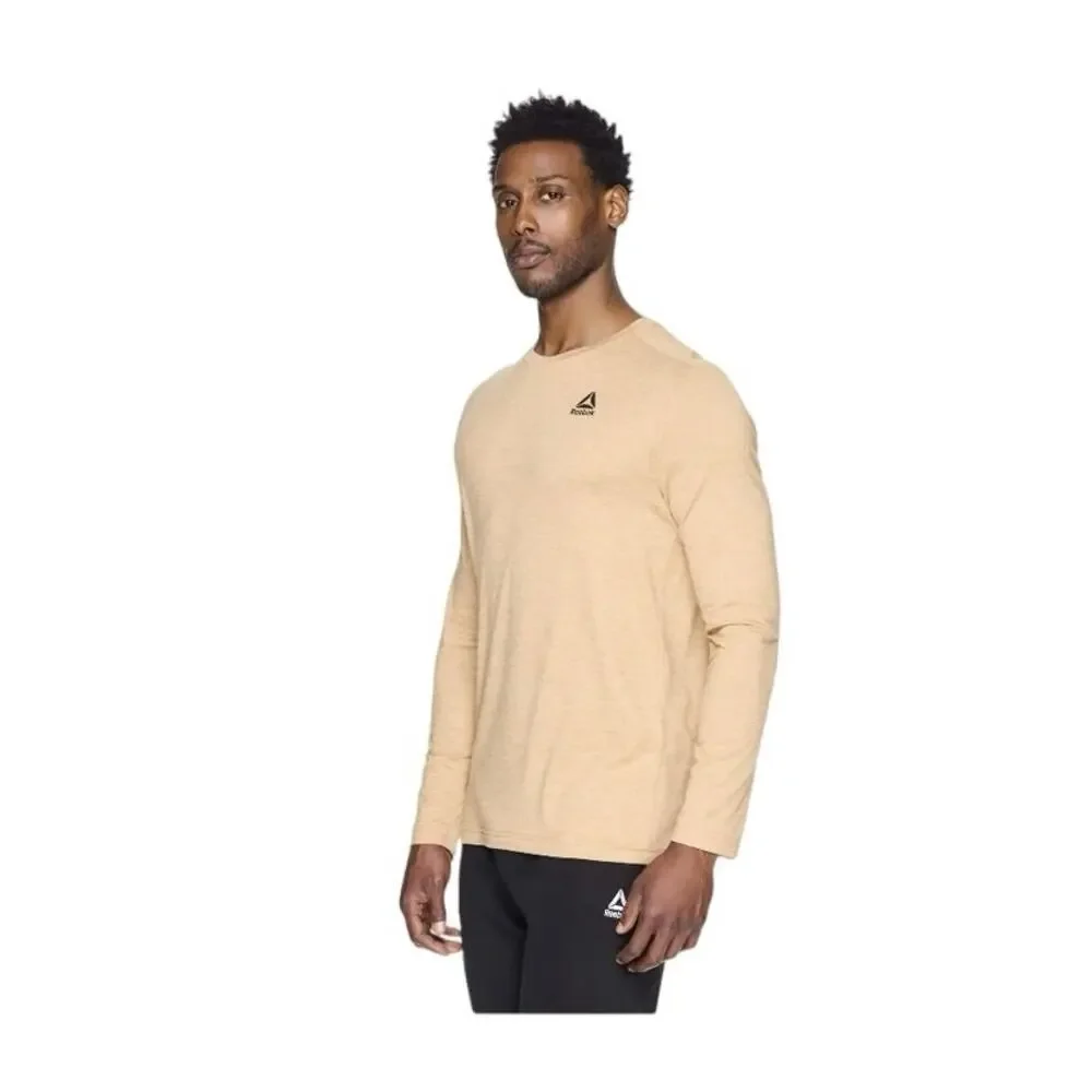 Reebok Mens and Big Mens Delta Core Long Sleeve Top Sizes‎ XL Beige Breathable